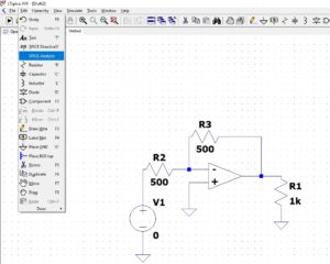 Simulation Of Ideal Operational Amplifier Using Ltspice. - Circuit 