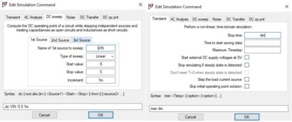 Differential Amplifier Circuit simulation using LTSpice - Circuit Generator