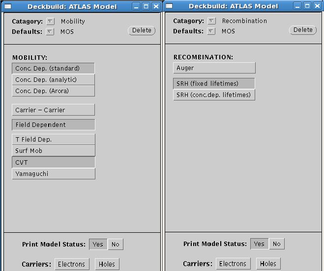 Selecting Model