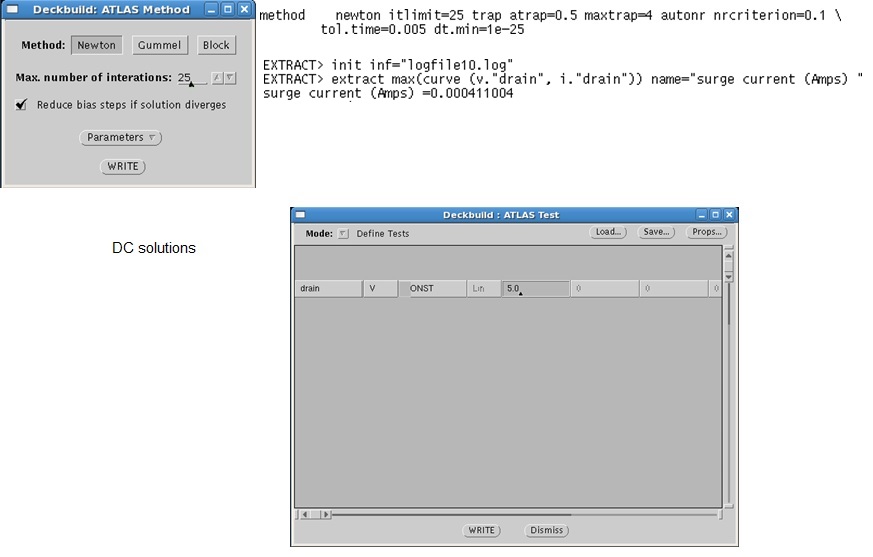 Silvaco tutorial on NMOS transient simulation 