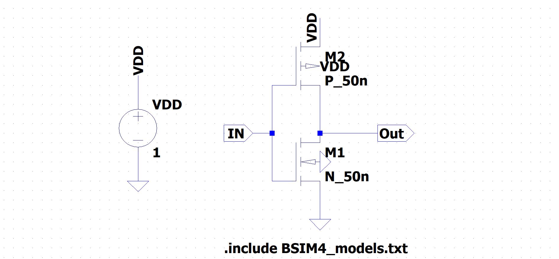 LTspice tutorial : Design and simulation of CMOS ring oscillator ...