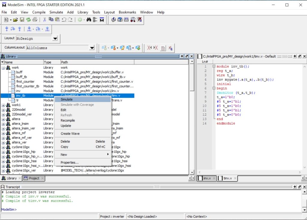 modelsim-tutorial-inverter-verilog-code-and-testbench-simulation-circuit-generator