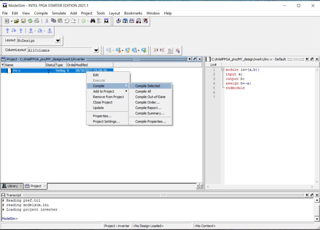 modelsim tutorial